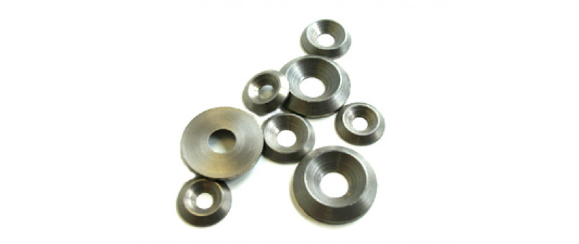 Rosetten aus Vollmetall Edelstahl A4