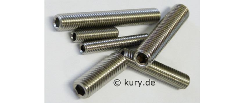 Gewindestifte DIN 913 Edelstahl A2